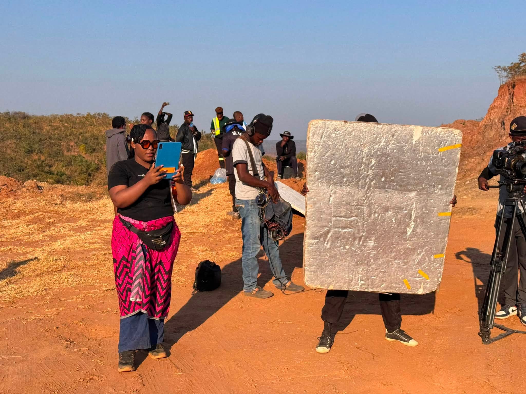 Inkondo Season 2 shoot — Oram Media Dynamics on set for Zambezi Magic